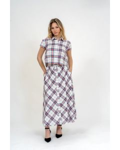 COMPEU DAMA , BLUZA SI FUSTA LUNGA SI BLUZA IN CAROURI