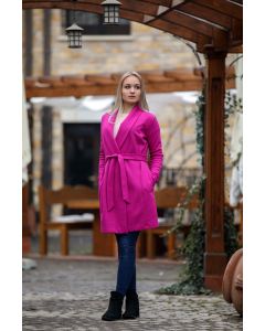 WOOLBLEND PINK COAT FOR WOMEN