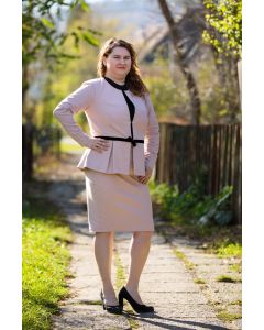 BLUSH PINK PENCIL SKIRT