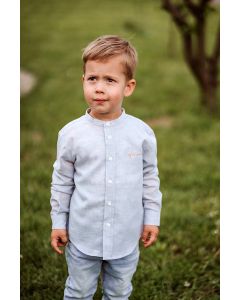 CASUAL SHIRT WITH A ”enfant terrible” EMBROIDERY FOR CHILDREN 