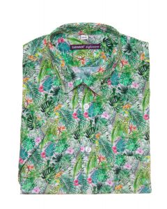 PRINTED SHORT SLEEVE MEN SHIRT