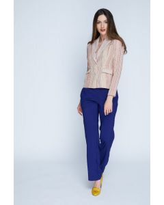 DUSTY PINK, STRIPED JACKET FOR WOMEN