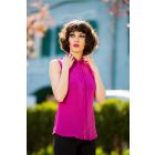 BLUZA FUCHSIA FARA MANECI