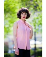 BLUZA ROZ FARA MANECI