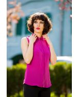 BLUZA FUCHSIA FARA MANECI