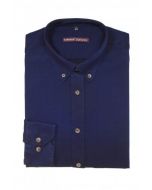 CAMASA CAMBRATA, DIN DENIM ALBASTRU REGAL